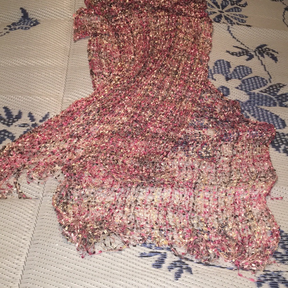 8 piece bundle of scarves and shawls